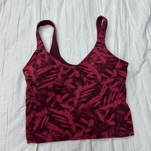 Size 2 Lululemon Align Patterned Tank/Bra
